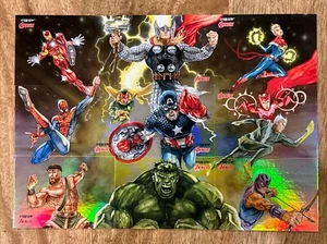 2022 Fleer Ultra Avengers - 3 x 3 Complete Full Set (9 Cards) - Bild 1 von 19