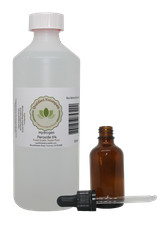 Food Grade Hydrogen Peroxide 6% H2O2 H-O-O-H Bond 500ml with a pipette bottle