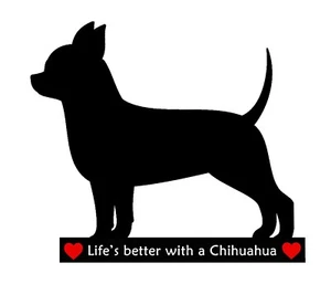 Chihuahua Hund Geschenk. Flexibler trocken abwischbarer Kühlschrankmagnet max. 12" x 8" und Markierungsstift - Bild 1 von 4