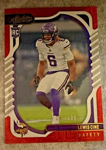 2022 Panini Absolute - Rookies Red Squares #184 Lewis Cine 145/499 (RC) - Picture 1 of 1