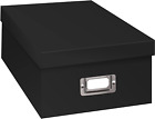 Caja de Almacenamiento Para Albumes de Fotos Color Negro Paquete de 1 de Nueva