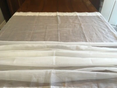 Прозрачная шторная панель IKEA GJERTRUD 57 x 98 длинная чисто белая - Изображение 1 из 4