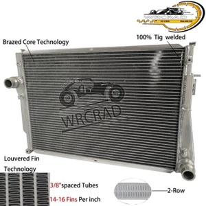 Aluminum Manual Radiator Fit 2001-2006 2003 BMW 323 330i 328i E46 M3 3.2L I6 MT - Picture 1 of 9