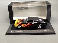 Modellautos 1:43 Minichamps Ford Taunus Coupe 1970 black limitiert in OVP