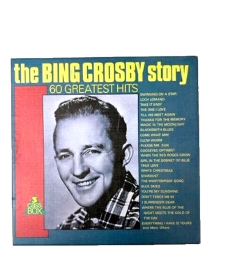 The Bing Crosby Story 60 Greatest Hits 3 Cassette Box Set MP3071/3 Holland-New - Image 1 of 2