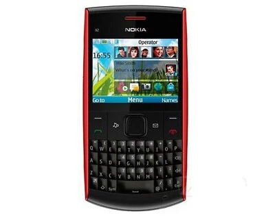 Nokia X2-01 QWERTY Keyboard Symbian 2G GSM Mp3 Player Original Unlocked Phones - Image 1 of 4
