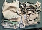 Vtg. WW2 & 1950's Canvas Web Gear, Packs, Mag Pouches, Belts & Straps LOT, Used