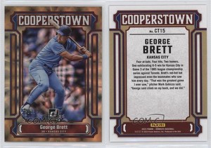 2023 Panini Donruss Cooperstown Gold /99 George Brett #CT15 HOF