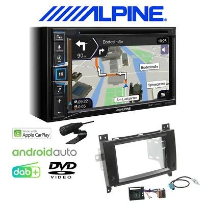 Alpine Autoradio Apple CarPlay für Mercedes Benz Vito Viano 2006-2014 Quadlock - Bild 1 von 4