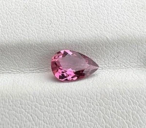 0.75 ctw Natural Pink Tourmaline Pear Cut Gemstone Jewelry Making A910 - Picture 1 of 5