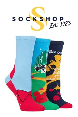 Волшебник страны Оз подарок женщины новинка мягкий хлопок носки мультипак 3-SOCKSHOP - Изображение 1 из 4