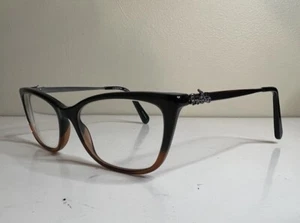 Coach HC6107 5475 Black Amber Glitter Gradient Eyeglasses Frames Only 52-17 140 - Picture 1 of 7