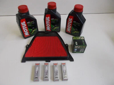 KIT TAGLIANDO OLIO MOTUL 5000 10W40 + FILTRO HONDA CBR 600 RR 2003 2004 2005 Foto 1 de 3