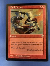 MTG:  Final Fortune x1  Mirage  NM  NBP