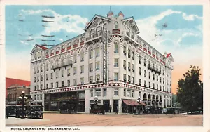 SACRAMENTO CA HOTEL SACRAMENTO 1922 VINTAGE POSTCARD 061124 T - Picture 1 of 2