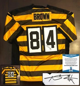 Pittsburgh Steelers Antonio Brown Signed Jersey Beckett BAS COA - Picture 1 of 1