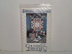 Country Threads Quilt Pattern - Homecoming (6 Projects) #145 - Uncut - Picture 1 of 3