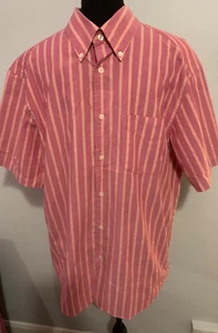 Mens Multicolour Striped Cotton Shirt Size L Blue Harbour - Picture 1 of 4