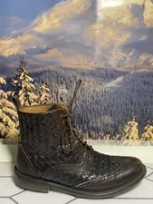 TAFT Saint Boot (Woven) in Espresso size 42 EU 10.5 US
