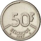 Belgijska moneta 50 franków - Baudouin I Belgique | Anioł | Wagi | 1987 - 1993