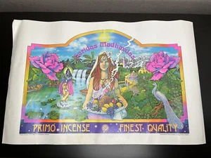 RARO Póster de Incienso Primo Terry Lamb Art, 70’s Psychedelic Head Shop Hippie  - Imagen 1 de 8