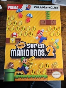 New Super Mario Bros. 2 Prima/Nintendo Offizielle Anleitung - Mit Poster - Bild 1 von 10