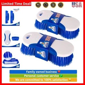 Efficient Multi-Purpose Scrub Brushes - Cleaning Grime on Tiles & More - Picture 1 of 9