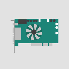 T18900D-15 TRIDENT MICROSYSTEMS TRIDENT ISA VGA PC VIDEO CARD Trident Micro Vga