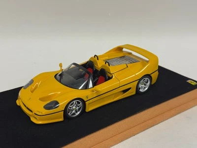 1/24 Tamiya PLM Dennis Koleber Ferrari F50 in Yellow with Engine detail . ABG - Image 1 of 4