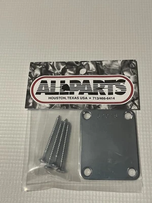 NUEVO - GOTOH NBS-3 Estampado Número de Serie Placa de Cuello Placa de Cuello se adapta a Guitarra Fender Foto 1 de 4