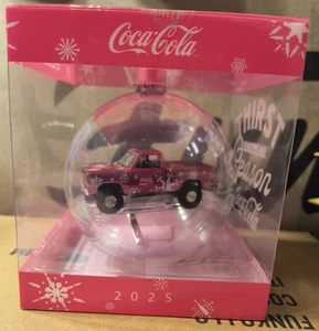 M2 Machines 2025 Coca-Cola Christmas Ornament 1974 Dodge W200 Power Wagon Red - Picture 1 of 4