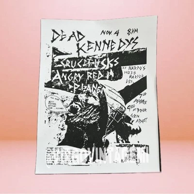 Dead Kennedys, Crucifucks & Angry Red Planet Concert Flyer (November 4, 1985) - Image 1 of 4