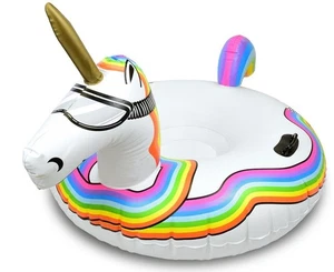 Einhorn Schlitten Aufblasbar =Retourenware= - Bild 1 von 3
