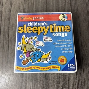 Children's Sleepytime 3 CDs NEW Factory Sealed by BABY GENIUS Infant - 48 month - Imagen 1 de 2