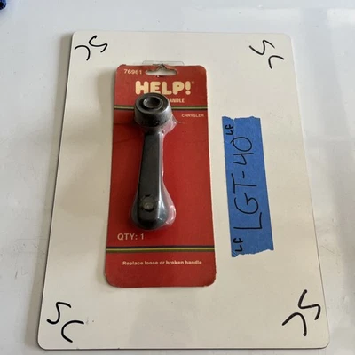 Manija de manivela de ventana Motormite 76961 para Jeep Wrangler CJ5 CJ7 1976-1986 negra Foto 1 de 4