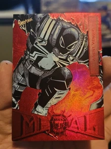 2022 Spider-Man Metal Universe Card Agent Venom #1 Red PMG Precious Gems /100 SP - Picture 1 of 14