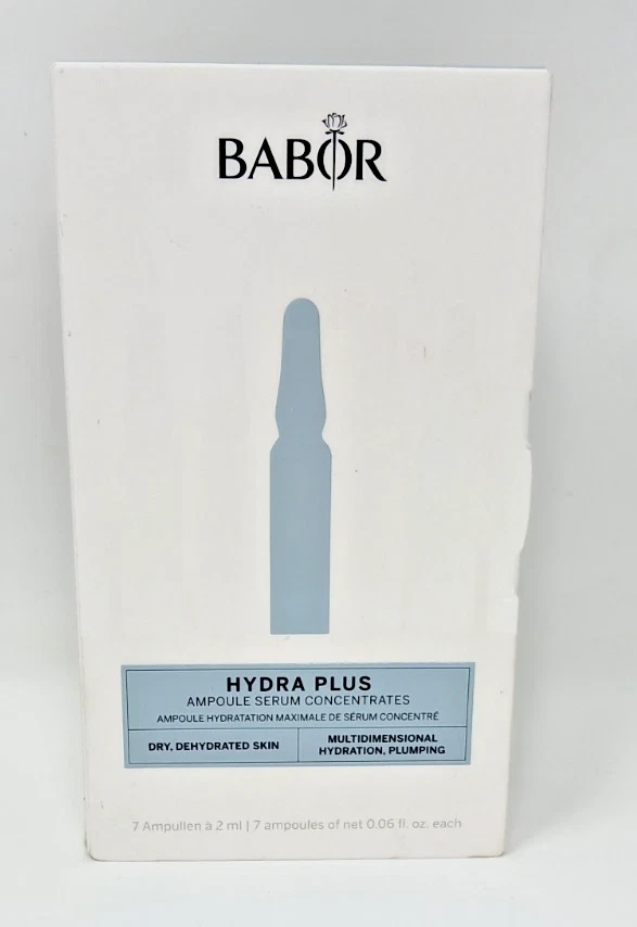 Babor HYDRA PLUS Ampoule Concentrates for Dry Dehydrated Skin 7x Ampoules