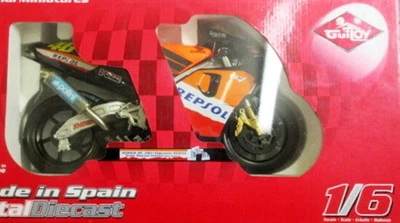 GUILOY 1/6  VALENTINI ROSSI 2002 HONDA RC 211V MOTO GP 2002 CHAMPION DU MONDE - Photo 1/4