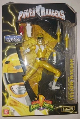 Фигурка Power Rangers Legacy Collection Mighty Morphin Exclusive Weapon 6 дюймов желтая - Изображение 1 из 4