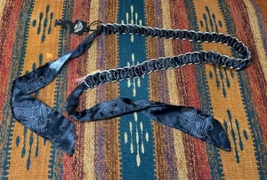 Women’s Harley Davidson Fabric Scarf Wrap Around Chain Belt Small - Picture 1 of 9