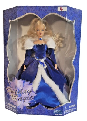 Holiday Magic Barbie Style Blue Dress Collectible Doll Jakks Pacific 2001 - Image 1 of 4