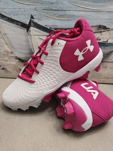 Under Armour UA Glyde 2.0 RM Damen-Softballschuh Größe 10 weiß pink  - Bild 1 von 10