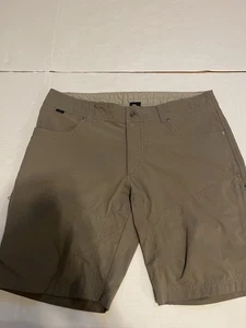 Kuhl Renegade Corto Uomo Tg 38 Elasticizzato 10" Cargo Resistente Leggero Marrone - Foto 1 di 8