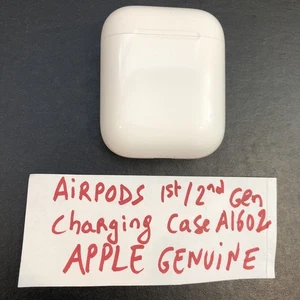 Véritable Apple AirPods 2ème et 1ère génération boîtier de charge uniquement A1602 Lightning original - Photo 1 sur 10