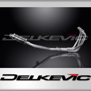 Suzuki GSF1200 Bandit 1995-2005 Complete Exhaust 4-1 9" Oval Carbon Muffler - Picture 1 of 5
