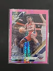 Baloncesto óptico Donruss Jrue Holiday 2019-20 rosa Hyper Pelicans #13 - Imagen 1 de 2