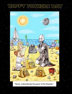 Star Wars Wars Father's Day Card - Picture 1 of 1