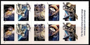 MINT 2007 BLAST OFF SPACE P&S STAMP BOOKLET - Bild 1 von 1