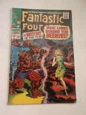 MARVEL: FANTASTIC FOUR #66, 1ST CAMEO HIM (ADAM WARLOCK), KEY/HOT, 1967, VG-!!!