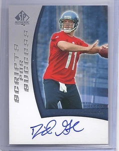2005 SP Authentic Football David Greene Scripts for Success Seahawks Auto RC - Picture 1 of 2